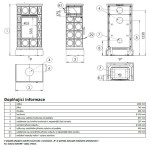 Kachlová Krbová kamna ABX Venezia exklusive, Hnědá